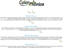 Tablet Screenshot of colorphonics.com